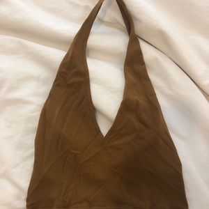 free people halter top in rust size xs